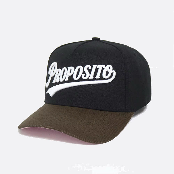 Proposito Snapback (Negro/Cafe)