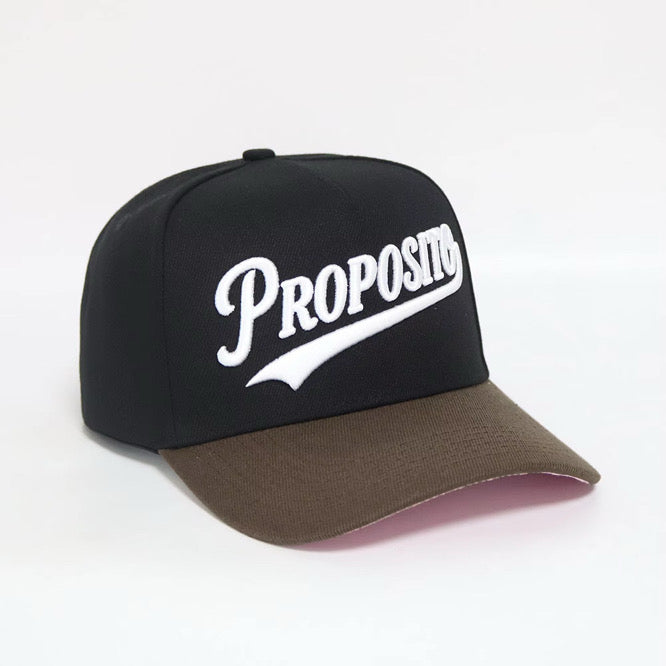 Proposito Snapback (Negro/Cafe)