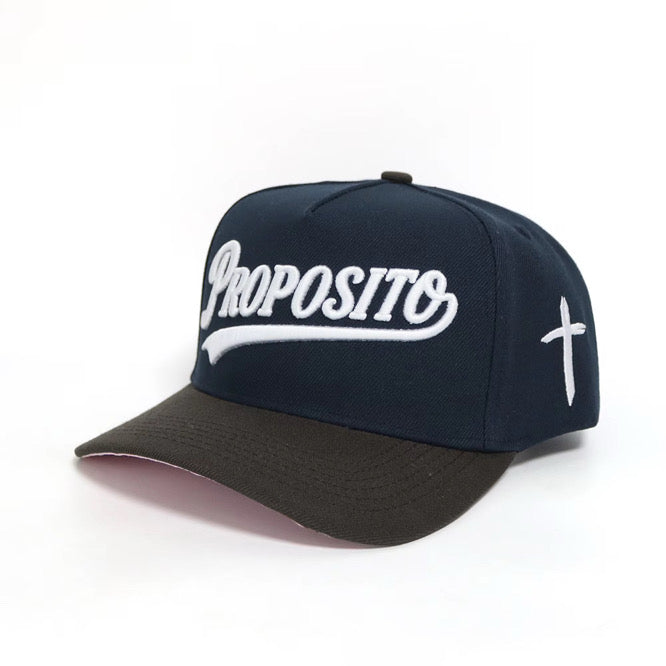 Proposito Snapback (Azul/Cafe)