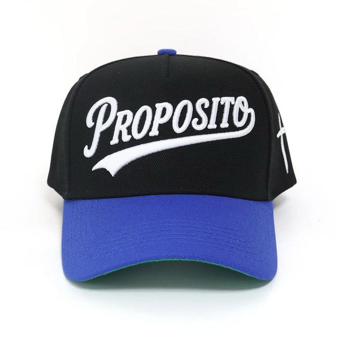 Proposito Snapback (Negro/Azul)