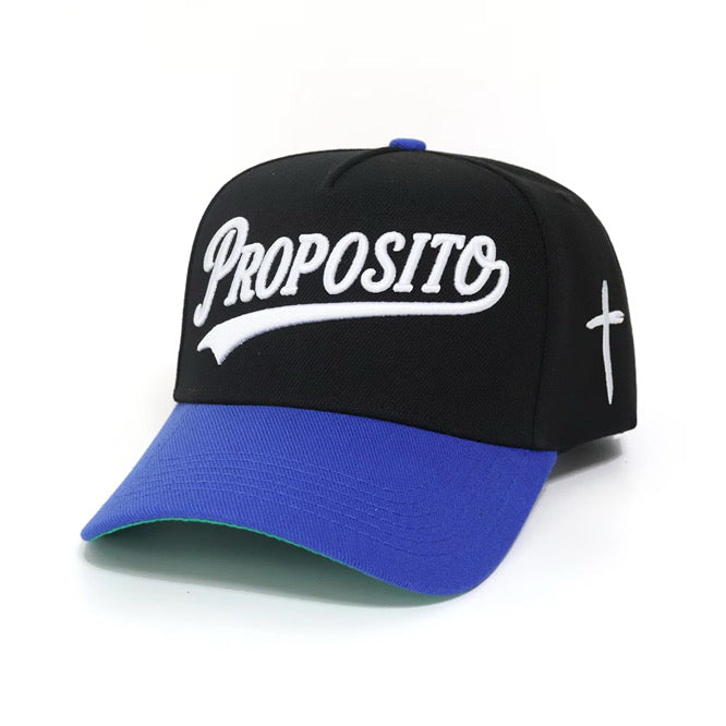 Proposito Snapback (Negro/Azul)